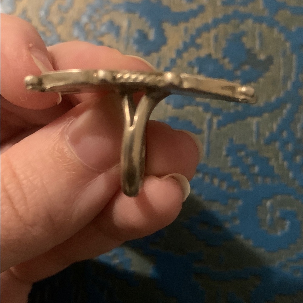 Vintage Native American Sterling Silver Multicolo… - image 6